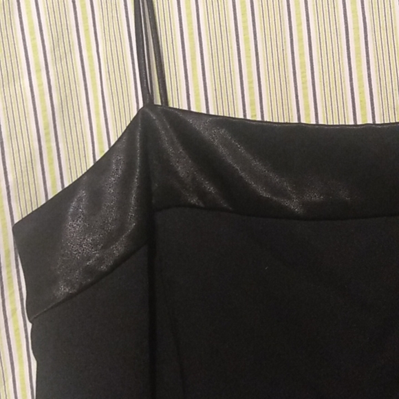 CACHE Vintage TUXEDO STYLE LITTLE BLACK SHEATH DRESS With BOLERO BLAZER - Picture 5 of 12